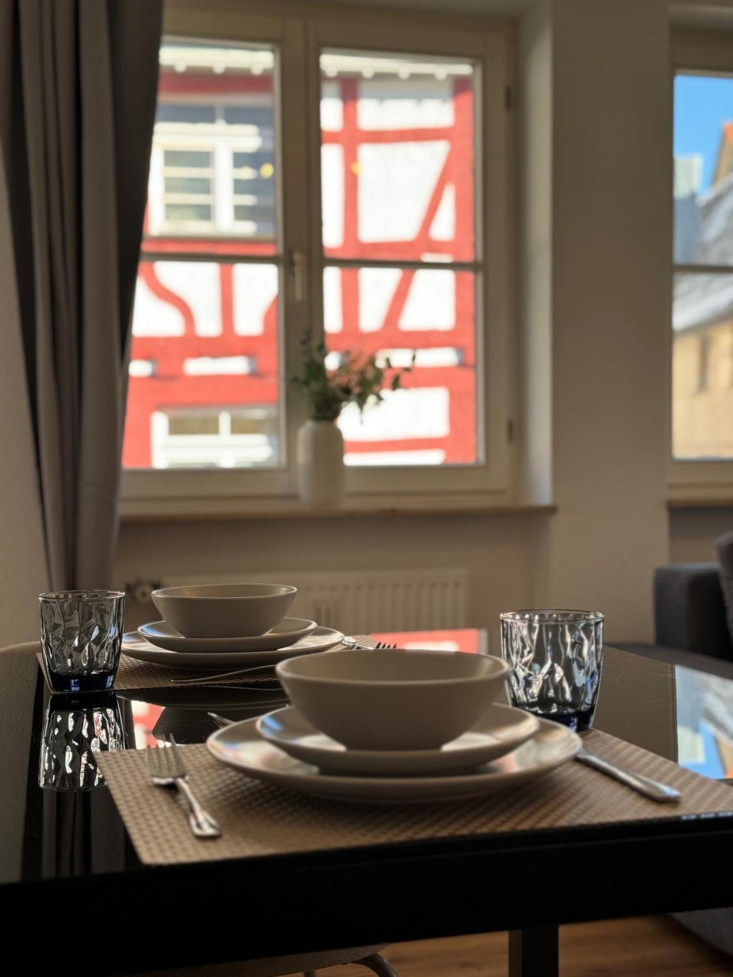 Traumhafte Wohnung Am Stadtbrunnen Der Altstadt Пфулендорф Екстериор снимка